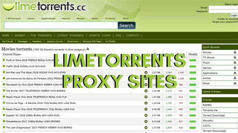 Limetorrents Proxy .